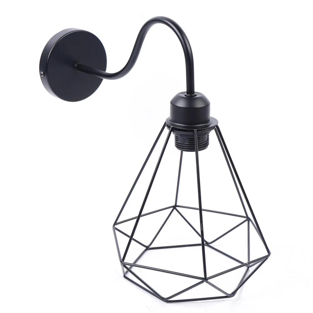 Industrial Vintage Wire Cage Wall Sconces Lights Lighting Fixtures