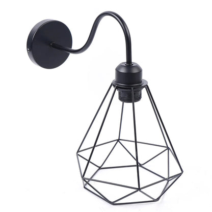Industrial Vintage Wire Cage Wall Sconces Lights Lighting Fixtures