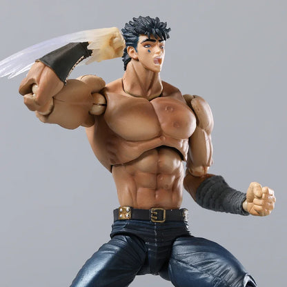 Fist of The North Star Kenshiro Musou Tensei Ver. Super Action Statue Figure Collectible Model Toy Desktop Doll