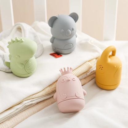 Baby Bath Toys Cute Cartoon Animal Swim Bathroom Toys Toddler Water Baby Silicone Sprinkler Bathtub Animal Toy Infant Kids Boys