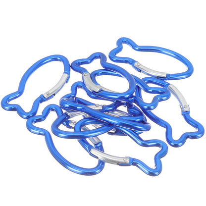 10 Pcs Climbing Carabiner Key Chain Clip Mini Sports Outdoor Survival Gear Camping Hooks Professional Travel