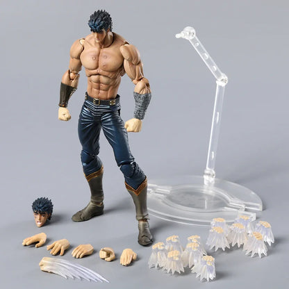 Fist of The North Star Kenshiro Musou Tensei Ver. Super Action Statue Figure Collectible Model Toy Desktop Doll