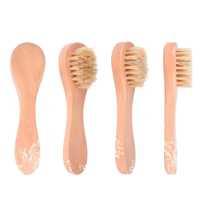 Wooden Cleansing Face Brush