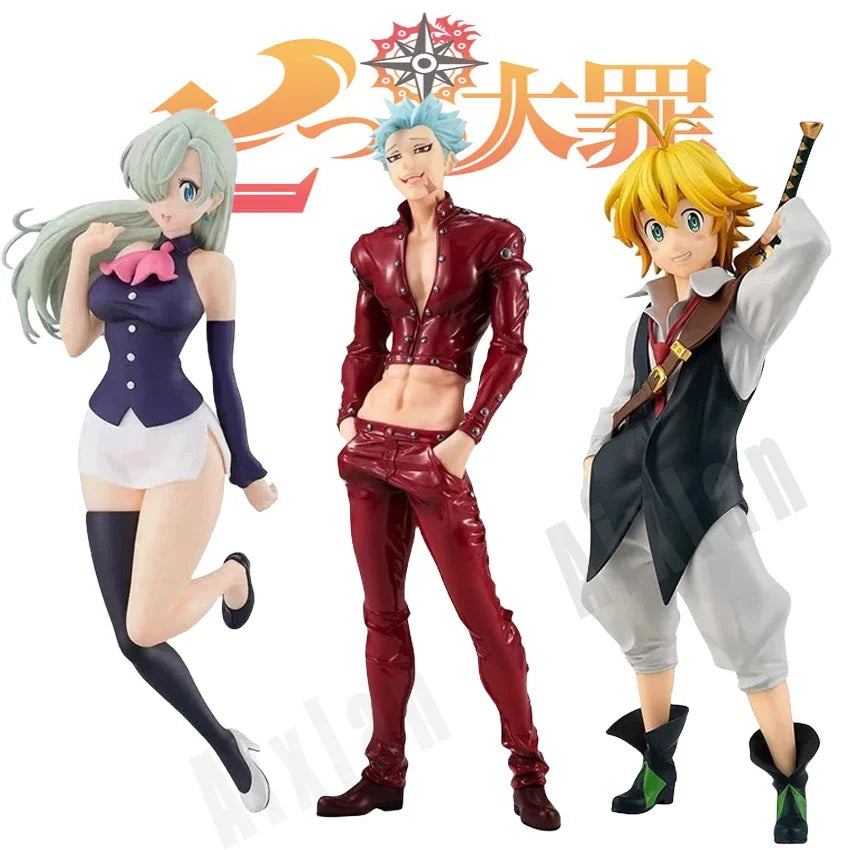 21cm The Seven Deadly Sins: Dragon's Judgement Anime Figure Ban Meliodas PVC Action Figure Adult Collectible Model Doll Toy