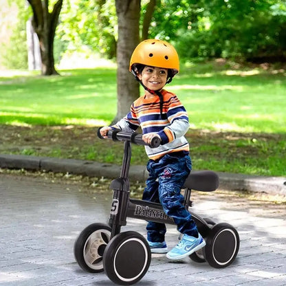 Children Bicycle 4 Wheel Baby Walker Baby Balance Bike Kids Scooter Baby Stroller For 1-6 Years Old Outdoor Ride-on Toys