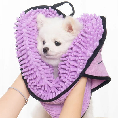 Super Absorbent Pet Bath Towel-Quick-Dry for Dogs &amp; Cats