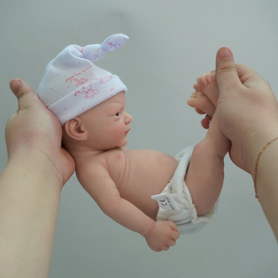 12&quot;  Micro Preemie Full Body Silicone Baby Doll Boy &quot;Toby&quot; &amp; Girl &quot;Luna&quot; Lifelike Reborn Doll Surprice Children Anti-Stress