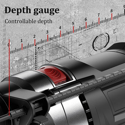 AC 110V/220V Multifunction Electric Drill Powerful Impact Drill Electric Hammer Infinitely Variable Speed Power Tools EU/US Plug