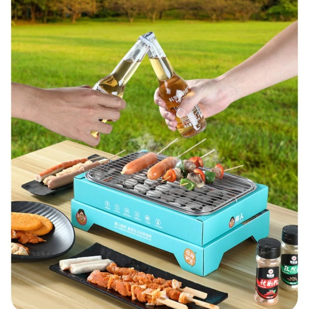 Portable Charcoal Disposable Grill/Barbecue