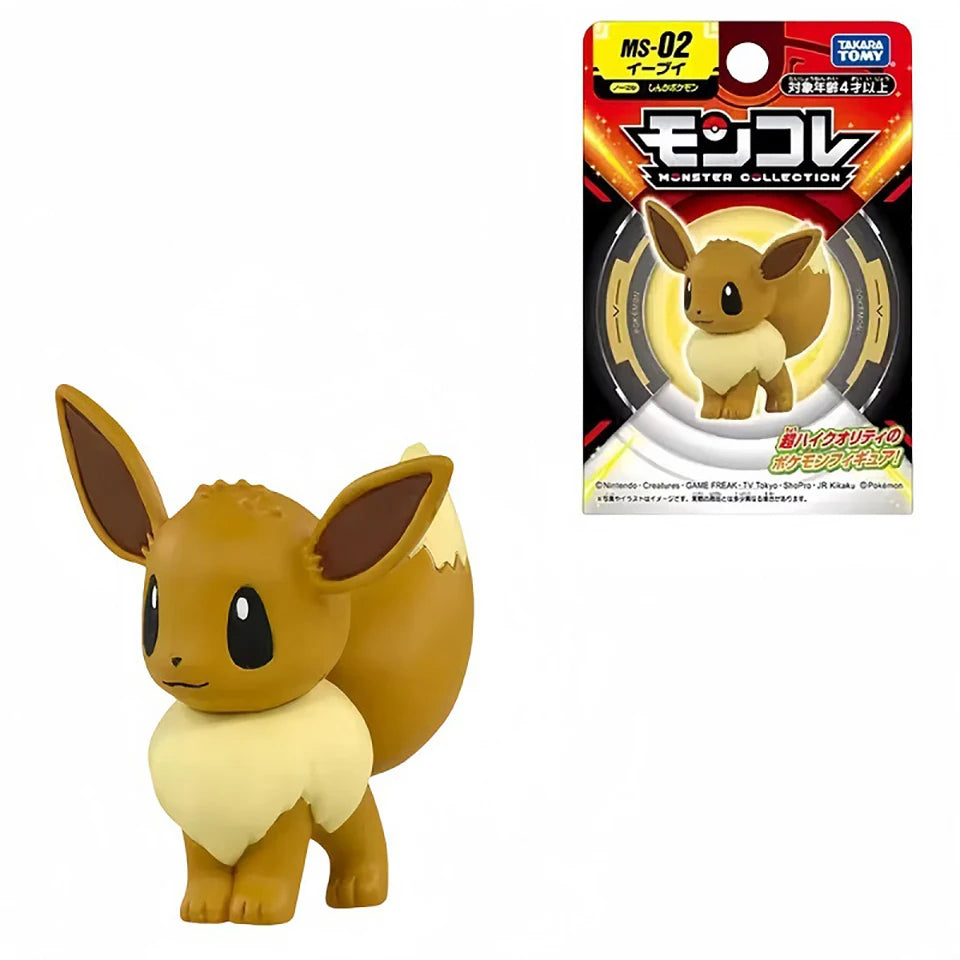 Genuine TAKARA TOMY Pokemon MS Series Inteleon Meowscarada Garchomp Psyduck Piplup Sprigatito Fuecoco Tinkaton Ornaments Models