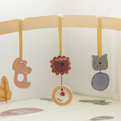 1Set Baby Wooden Rattle Toys Play Gym Mobile Hanging Sensory Toys Foldable Play Gym Frame Activity Gym Baby Holder Bracket Gifts