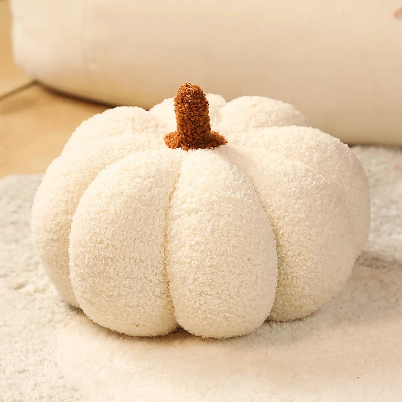 20cm New Nordic Halloween Pumpkin Plush Toy Plushie Soft Plant Stuffed Doll Holidays Props Decorative Throw Pillow for Kids