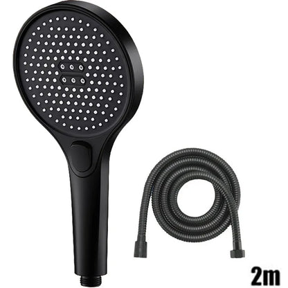 Showerhead 3 modes shower for bathroom items large panel accessories knobs showers replete portable heads parts fixture home