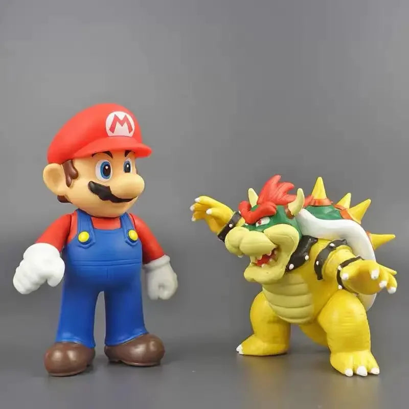 2023 New Anime Figures Super Bowser Action Figures PVC Oversized Kawaii Model Doll Birthday Collectible Ornament Kids Toys Gifts