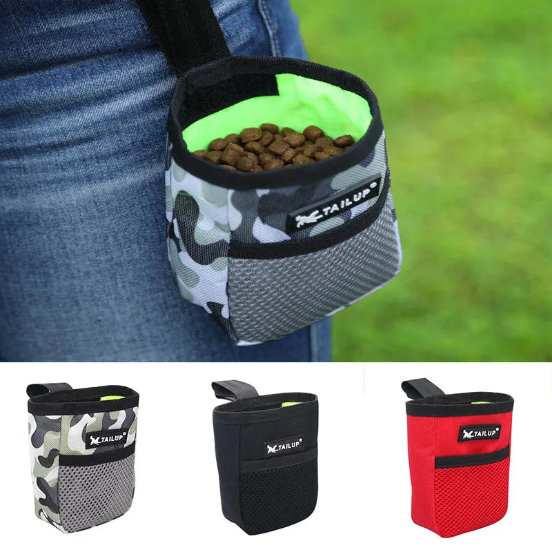 Mini Portable Storage Bags Outdoor Training Treats Pet Feeding Pockets Obedience Dog Snack Food Bags Rewards Waist Packs