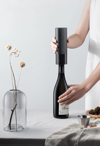 Xiaomi Mijia Electric Wine Opener Battery Automatic Bottle Cap Opener for Red Wine Beer with Foil Cutter Kitchen Accessories