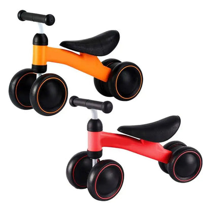 Baby Balance Bike 4 Wheels Toddler Bike Toy 1st Birthday Gifts for 10-36 Months Babies Indoor Outdoor Riding Toys