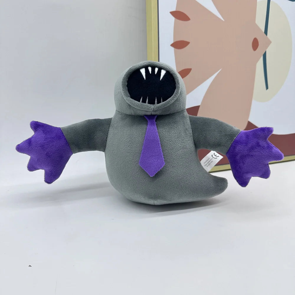 1/3pcs Garden Of Banban 6 Sir Dadadoo Plush Toys Horror Game Garten Of Banban Plush Chapter 6 Grey Open Mouth Toy Birthday Gifts