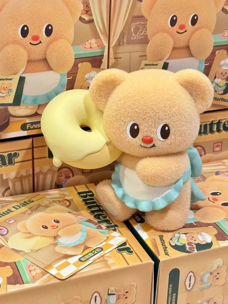 Butter Bear Business Day Series Blind Box Anime Figure Cartoon Cute Toy Mystery Box Collection Doll Ornament Girl Surprise Gifts