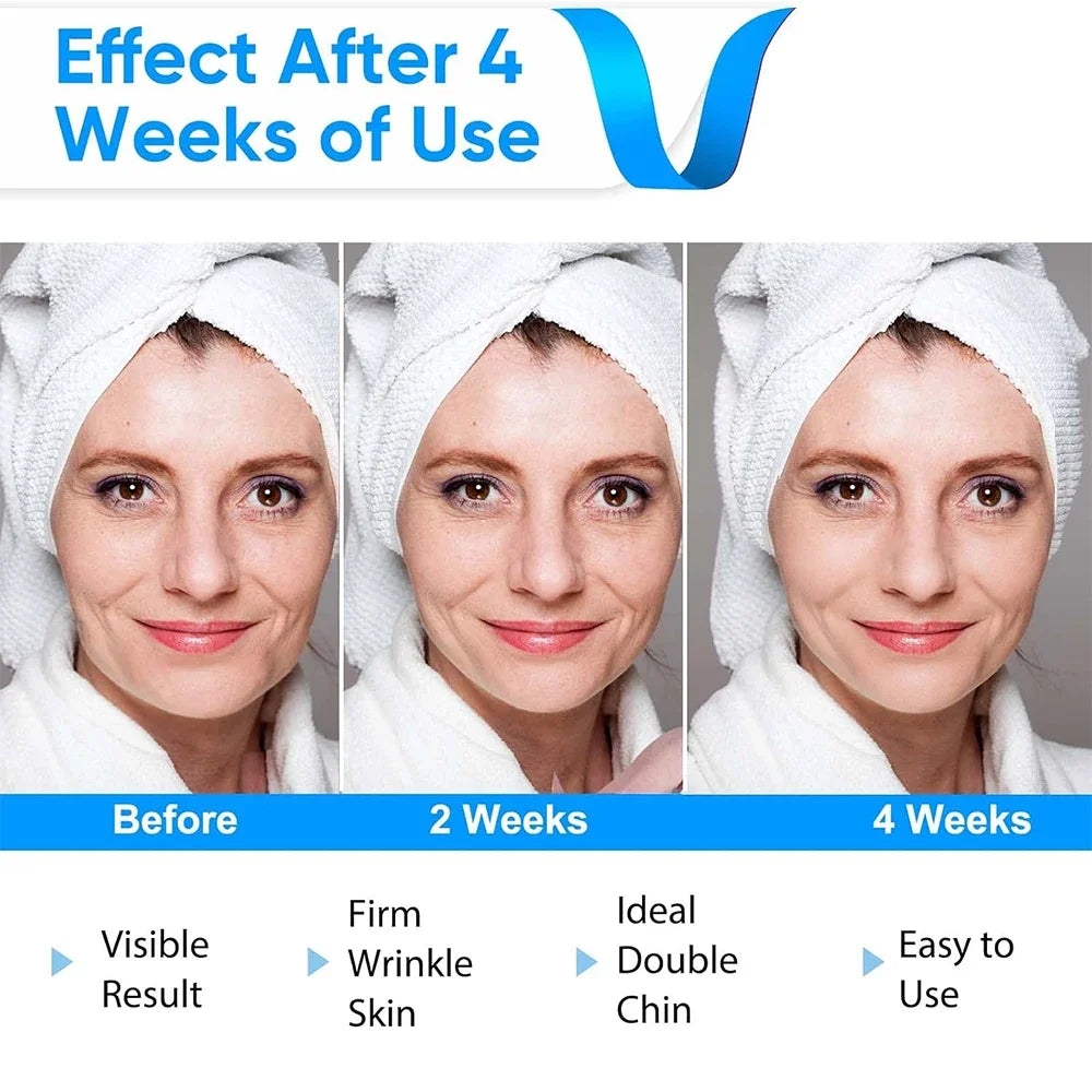 V Face Massager Portable Facial Massage Device Facial Lifting Slimming Massage Double Chin V Face Shaped Cheek Lift Belt Machine