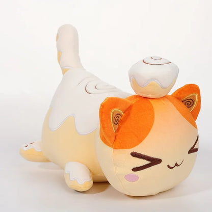 Cute food cat pillow hamburger cat plush toy holiday gift cute cat toy