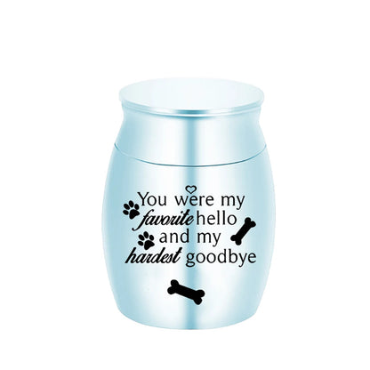 Pet Memorial Small Urn for Dog Ashes