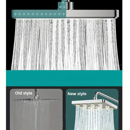 10-inch Large Shower Head Universal Large Shower Head Pressurized Anti-blocking Shower Head Bathroom Hotel Small Waist Shower