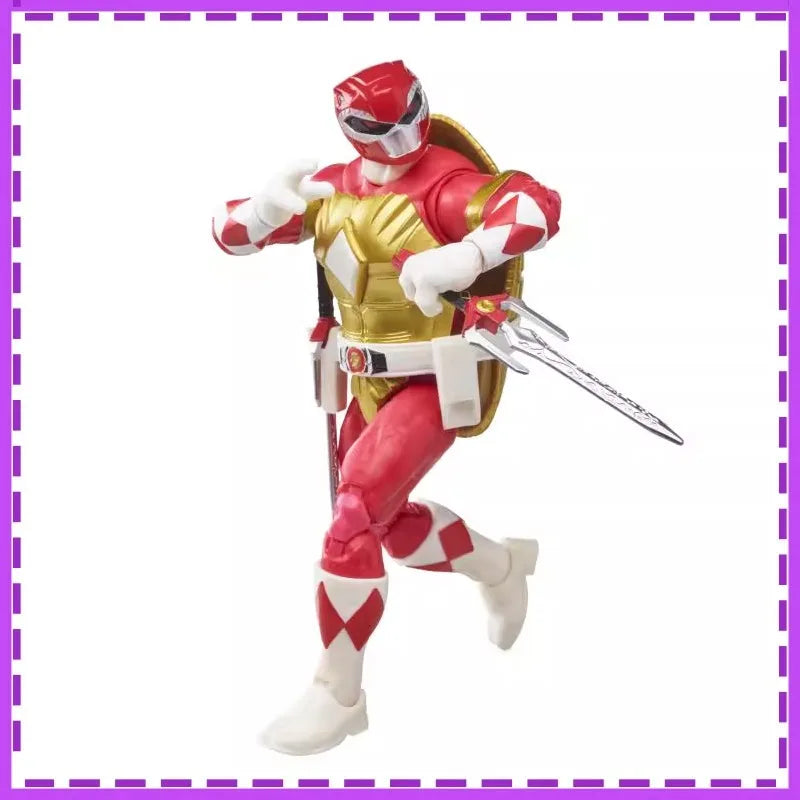 Hasbro Anime Power Rangers Foot Soldier Tommy Morphed Raphael Christmas Gifts Genuine Active Joint Action Figure Model Toys