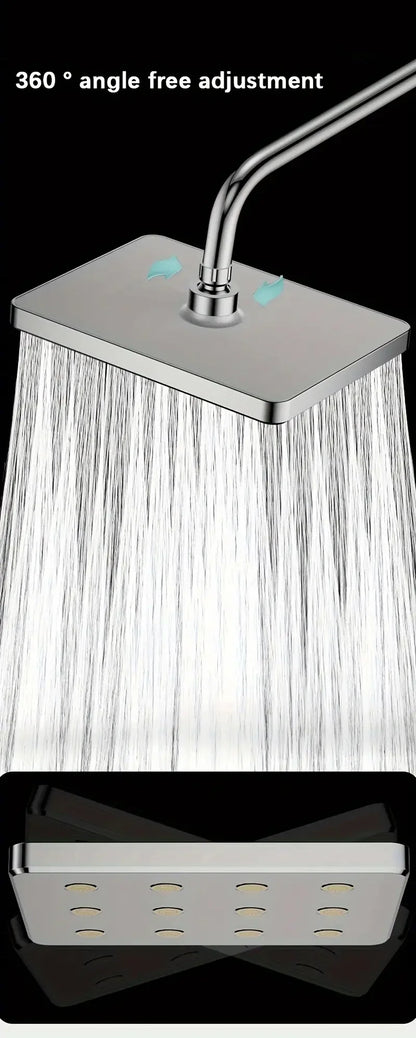 10-inch Large Shower Head Universal Large Shower Head Pressurized Anti-blocking Shower Head Bathroom Hotel Small Waist Shower