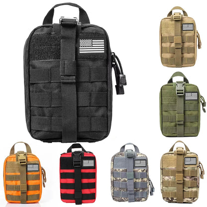 Tactical Medical Pouch First Aid Kit Outdoor Hunting Survival Emergency Tourniquet EDC Moll Bag Survival Gear
