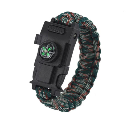 Top-Quality 4mm Paracord 550 Bracelet with Emergency Lights - Essential Outdoor Survival Gear