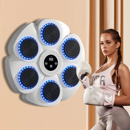 Smart Music Boxing Machine Sports Fitness Boxing Trainer Home Exercise Response Training Boxing Wall Target for Adult/Children