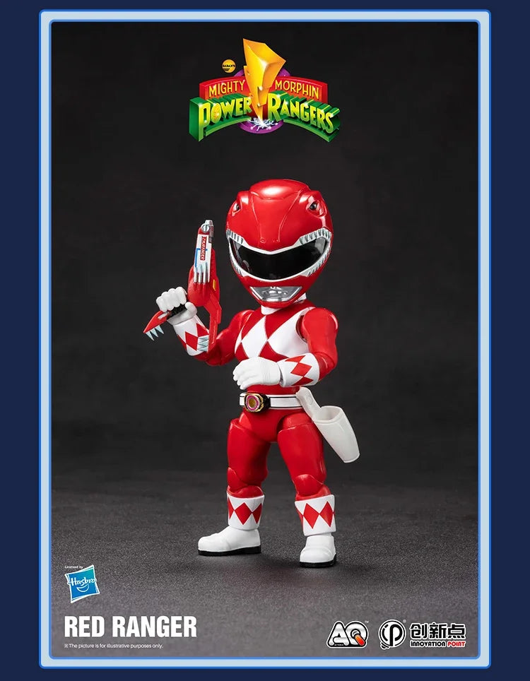 Hasbro Power Rangers Dino Fury Red Ranger Limited Edtion Q Version Action Figure Collectible Toys Chirstmas Gift 500398