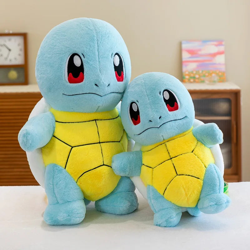 30-60cm Cartoon Squirtle Pokemon Plush Toy Cute Anime Pokémon Squirtle Doll Squirtle Soft Stuffed Pillow Birthday Gifts for Kids