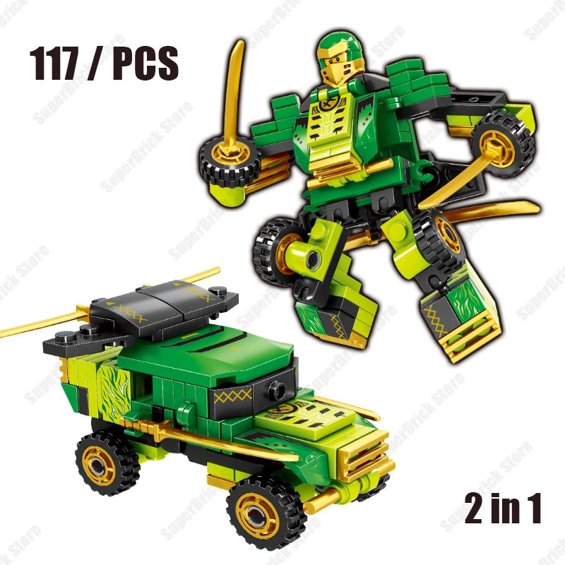 Gift Ninja New Legacy Kai Jay Zane Lloyd Mech Super Armor Robot Figures Building Blocks Kit Bricks Classic Movie Model Kids Toys