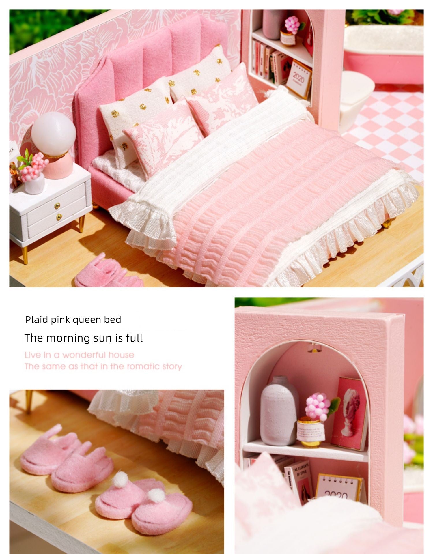 Bedroom Miniature Scene Model Making DIY Handmade