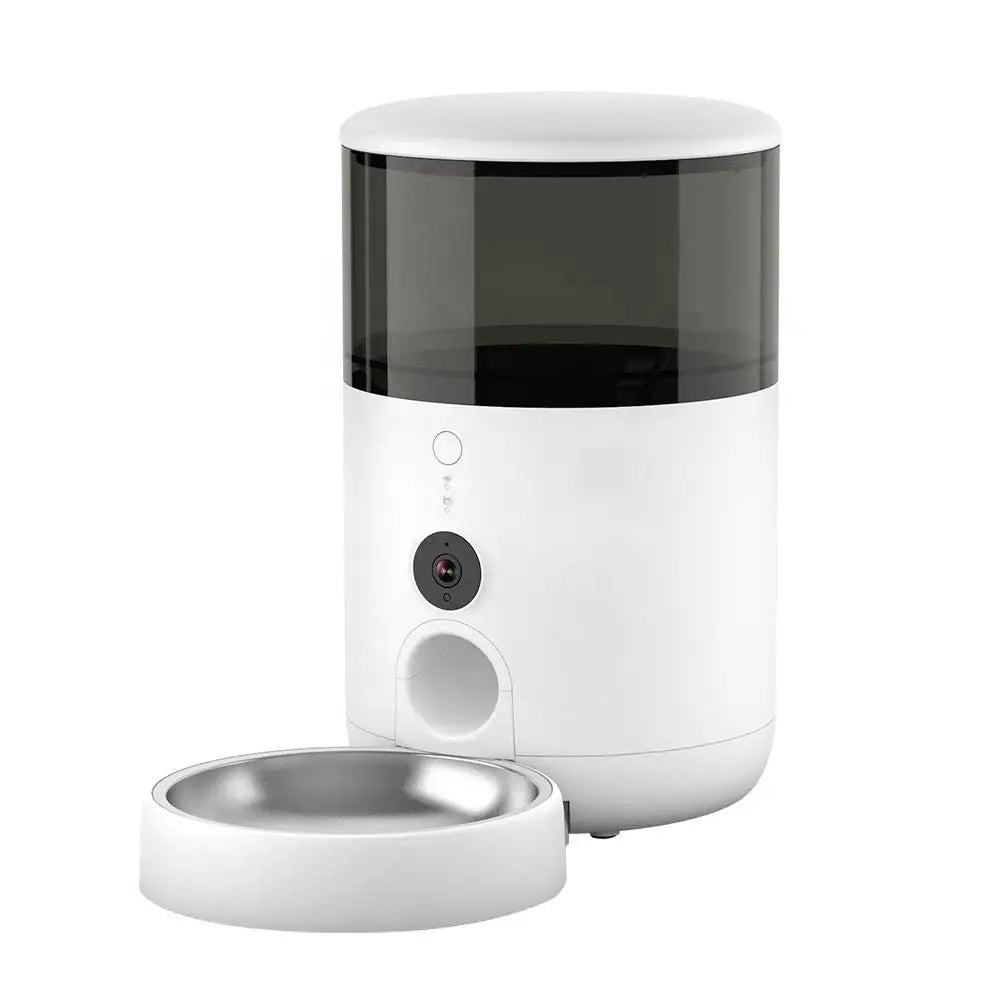 Automatic Smart Pet Feeder - Full HD 3MP Camera - 2.4 And 5.8GHz WiFi - Alexa And Google Home Wireless Pet Feeder