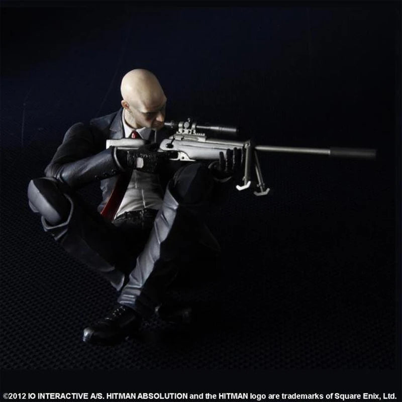 Play Arts Hitman Codename 47 Action Figures PA Movable Collection Doll Model Toys