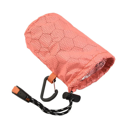 Portable Waterproof Emergency Survival Sleeping Storage Bag Hiking Sack Camping Gear Thermal Bivy Aid Rescue Kit Mylar Blanket