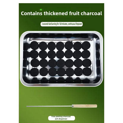 Portable Charcoal Disposable Grill/Barbecue