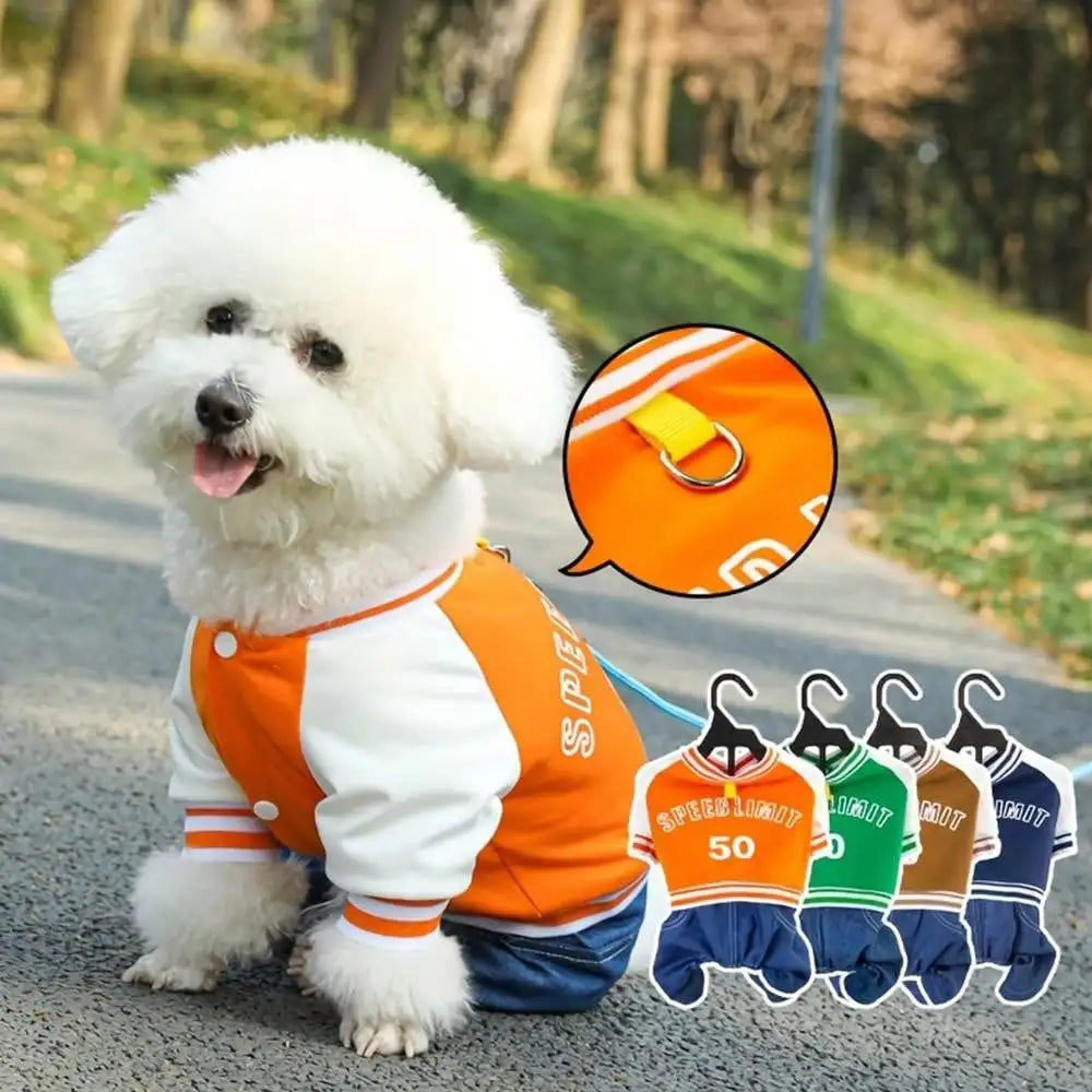 Dog Baseball Jumpsuit