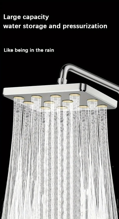 10-inch Large Shower Head Universal Large Shower Head Pressurized Anti-blocking Shower Head Bathroom Hotel Small Waist Shower
