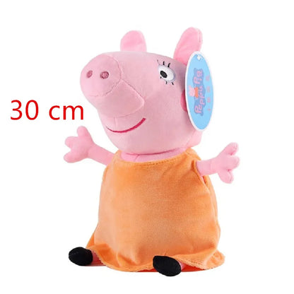 30cm Peppa Pig George Dad Mom Children&