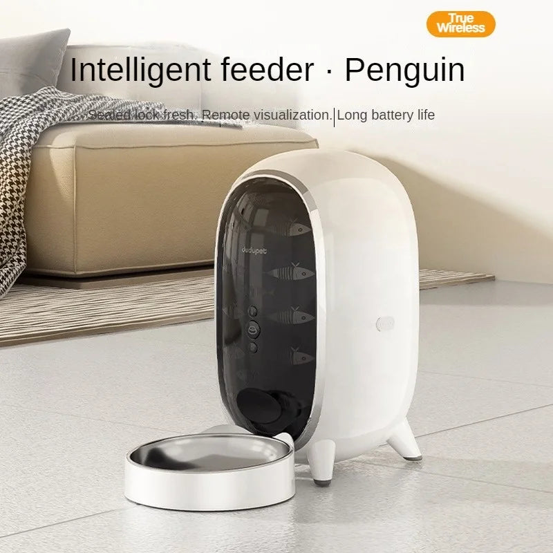 Pet Supplies Top Sell App Remote Control Microchip Dog Wifi Cat Food Dispenser Feeder Camera Smart Automatic Pet Feeder