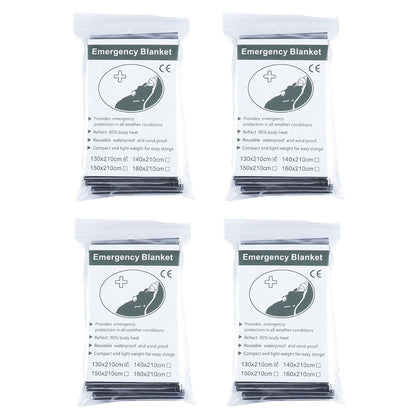 Survival Emergency Mylar Thermal Blanket Foil Space Blanket for NASA Body Warmer Outdoor First Aid Camping Gear Hiking Travel