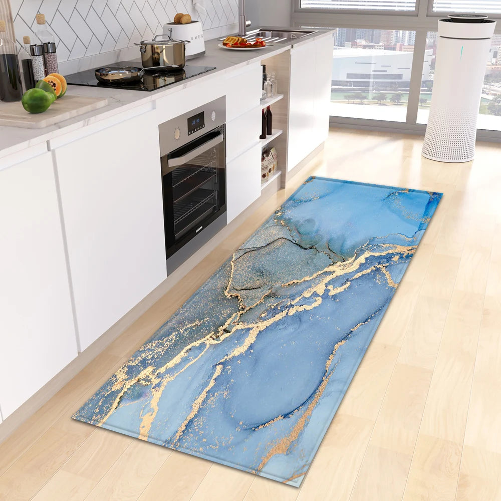 Entrance Doormat Kitchen Carpet Bedroom Floor Balcony Decoration Long Rug Custom Made Home Bath Door Hallway Anti-Slip Foot Mat