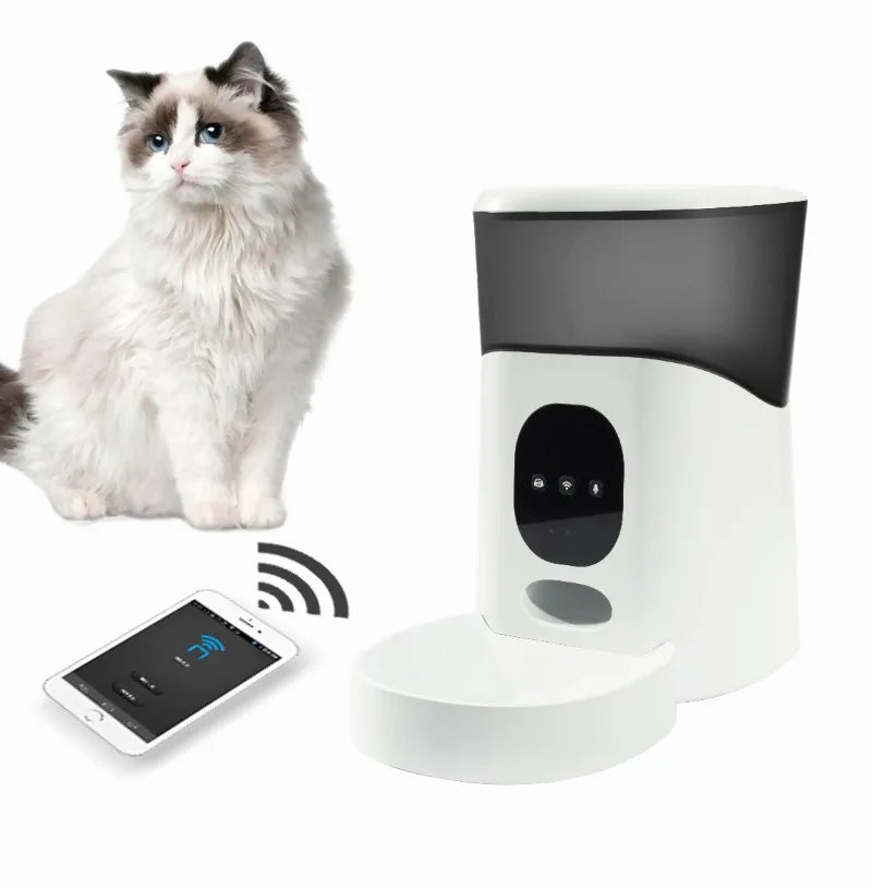 Automatic Dog Feeder With Smart Tuya WIFI Smart Pet  Feeder  Food Dispenser