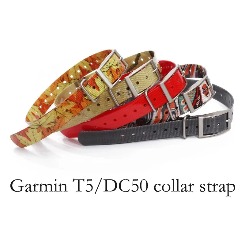 Suitable for Garmin T5/DC50 collar strap pet dog hound tracking locator non-slip wear-resistant collar strap original