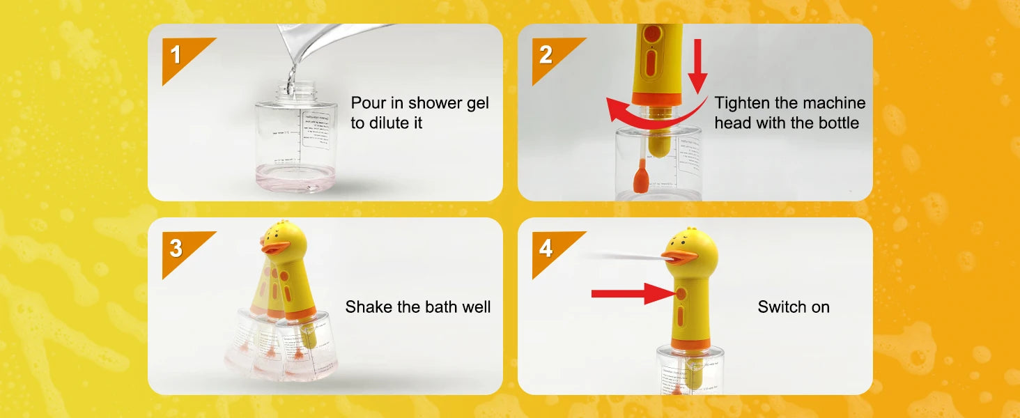 Yellow Duck Electric Foam Machine