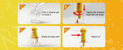 Yellow Duck Electric Foam Machine